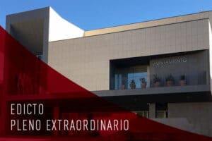 Edicto pleno extraordinario