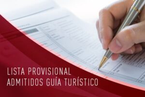 lista provisional guia turisticoo