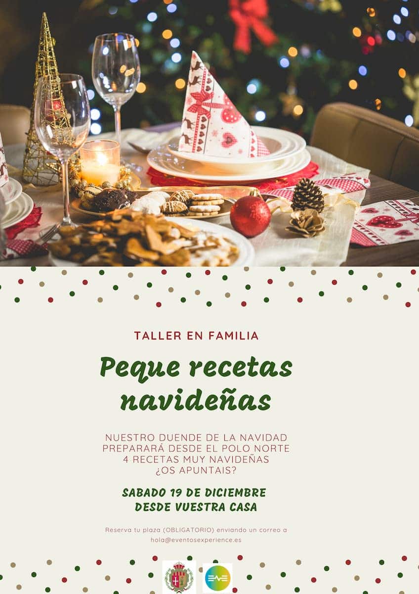 Cartel Cocina navideña Cadrete