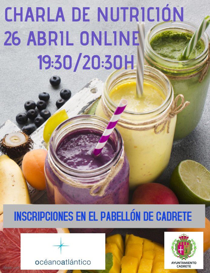 Ayuntamiento de Cadrete Charla de nutrición