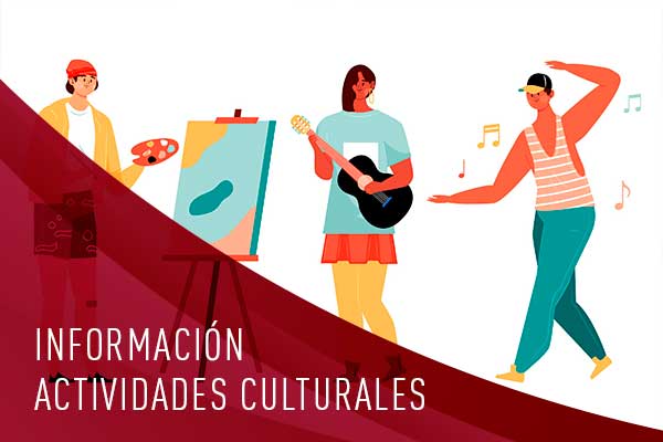 Cartel informativo de reuniones de información sobre actividades culturales