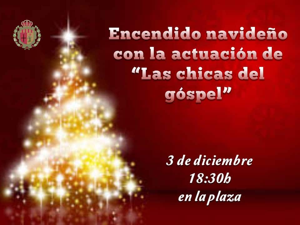cartel encendido navideño 2021