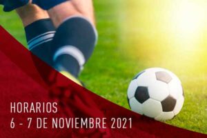 Horarios 6-7 de noviembre 2021