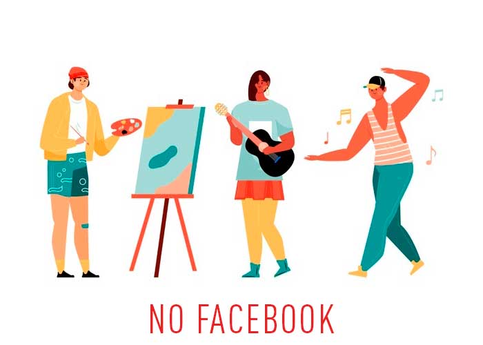 No facebook