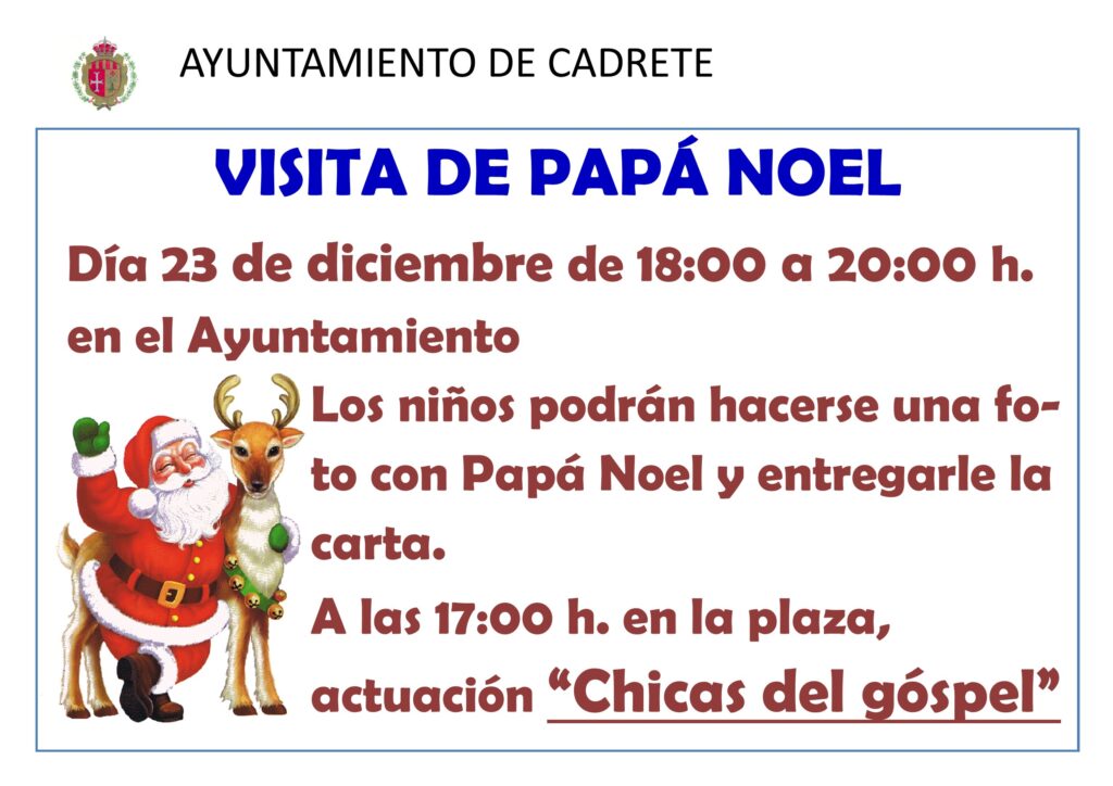 Cartel Papá Noel