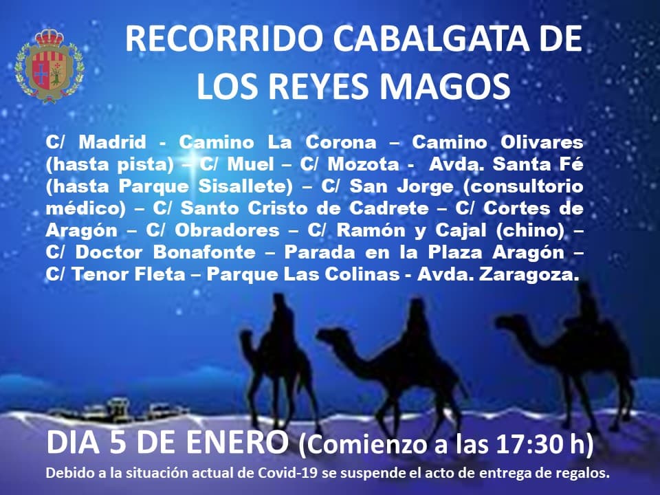 Recorrido Cabalgata Reyes Magos Modificado