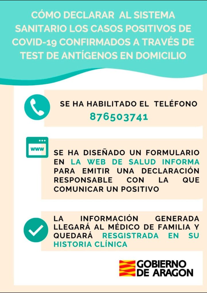Cómo comunicar positivos en Covid-19
