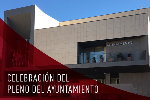 Anuncio de celebración del pleno del ayuntamiento