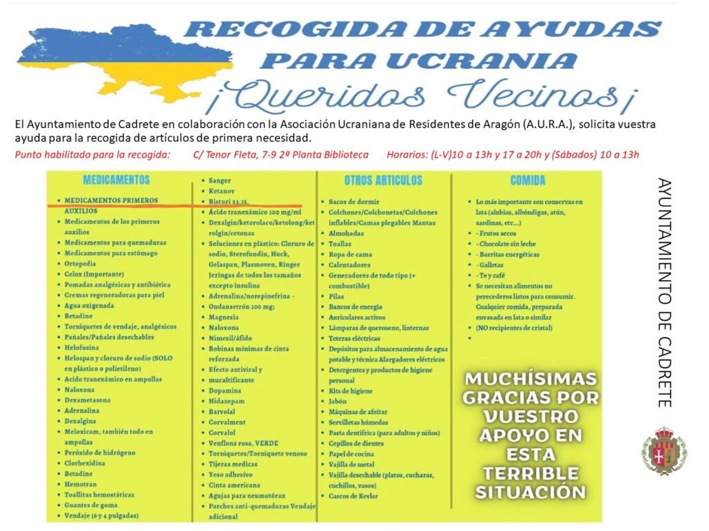 Ayuda Ucrania