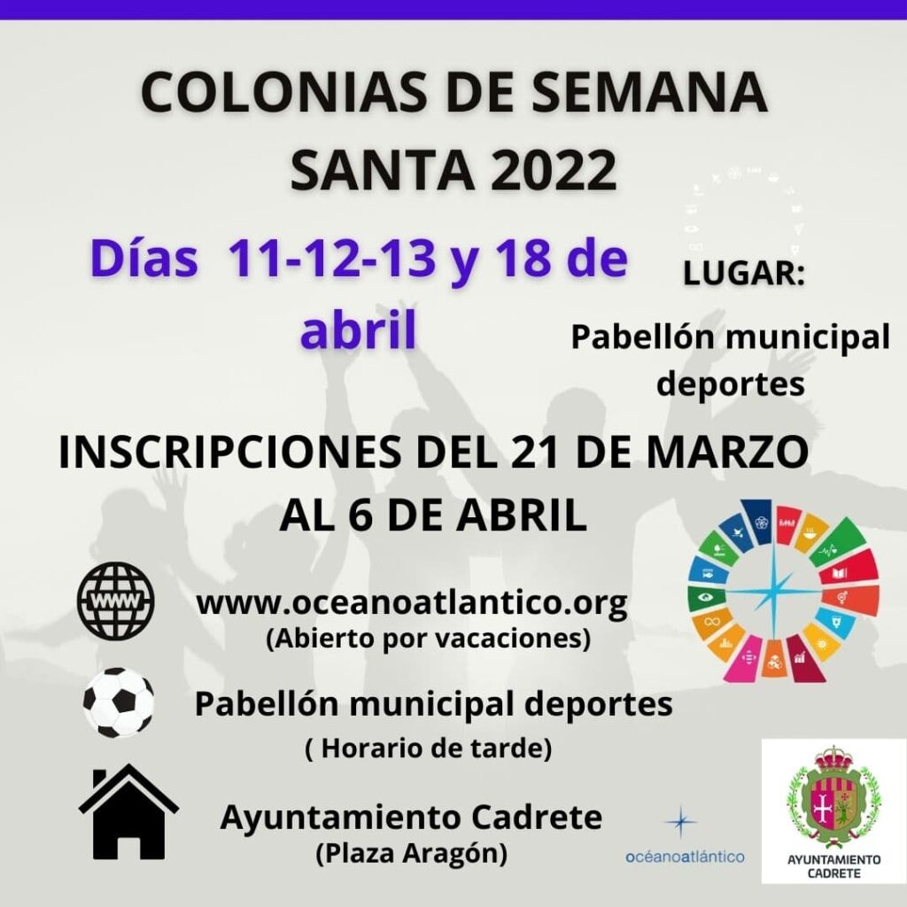 Colonias Semana Santa 2022