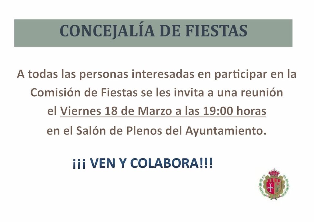 Comisión de fiestas 2022