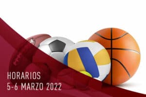 Horarios 5-6 marzo 2022