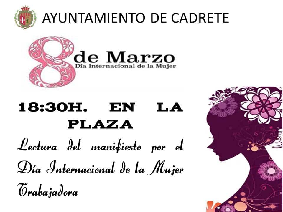 Manifiesto día de la mujer trabajadora