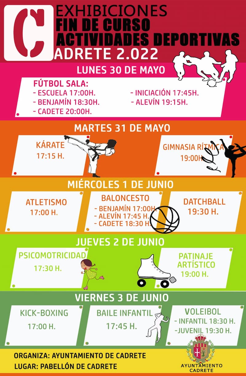 Actividades deportivas 2022