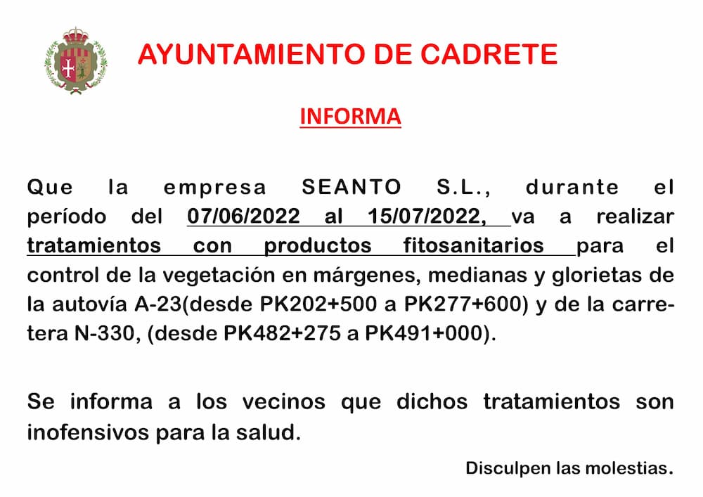 Aviso fitosanitarios