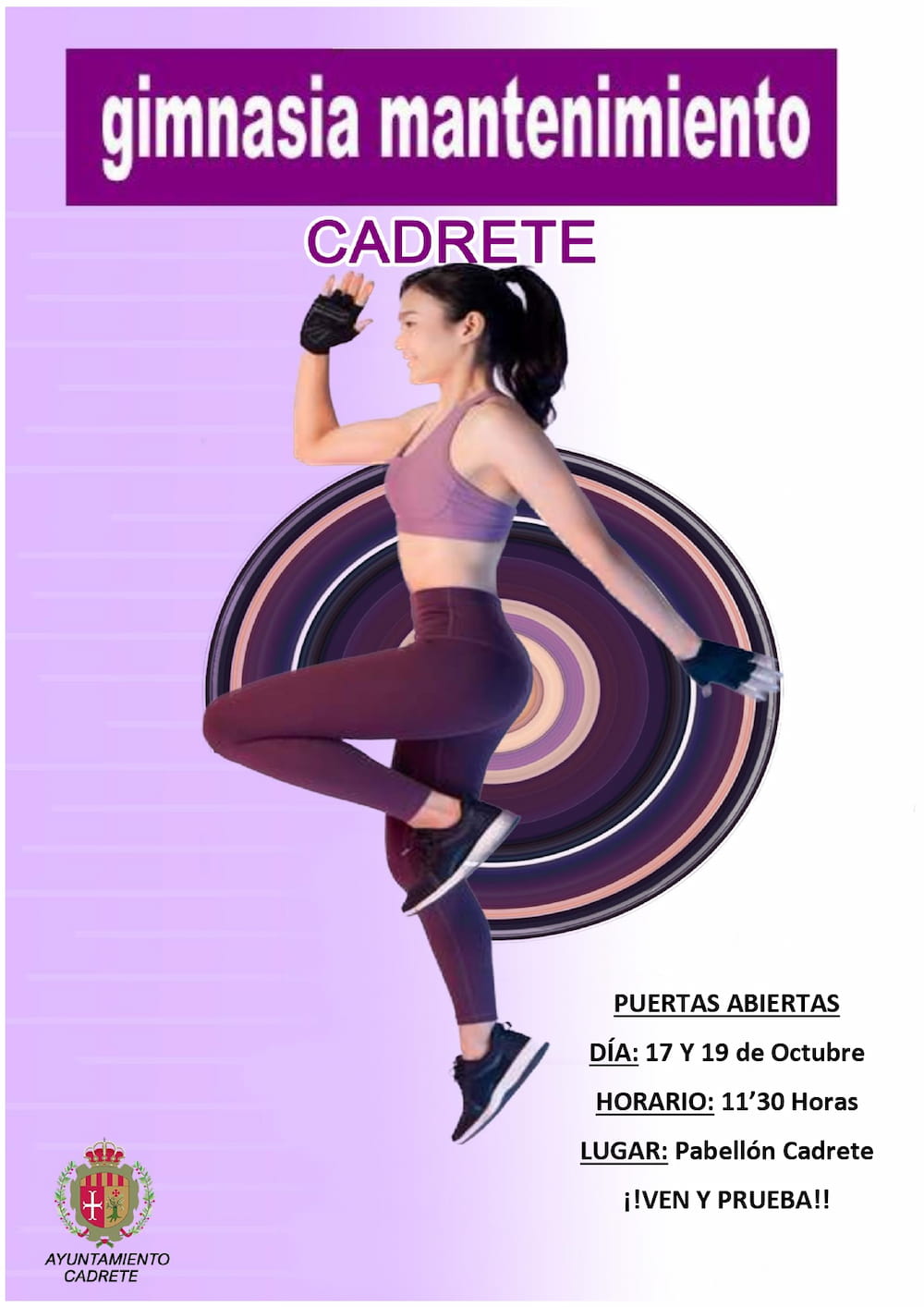 Gimnasia mantenimiento Cadrete