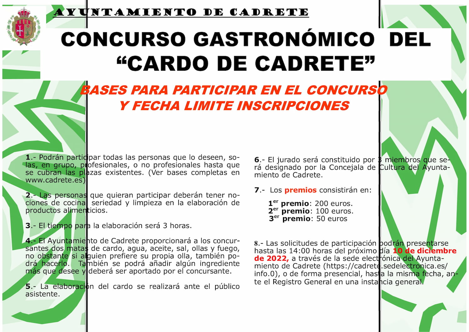Concurso gastronómico de cardo