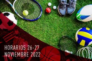 Horarios 26-27 de noviembre