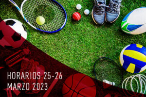Horarios 25-26 de marzo