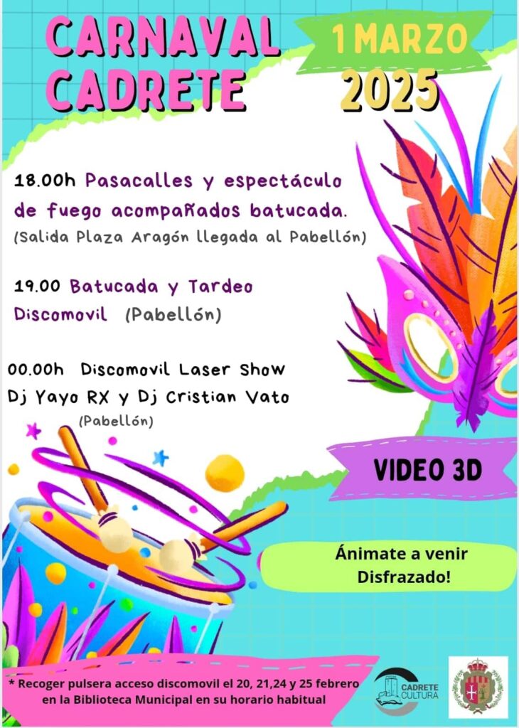 Carnaval Cadrete 2025