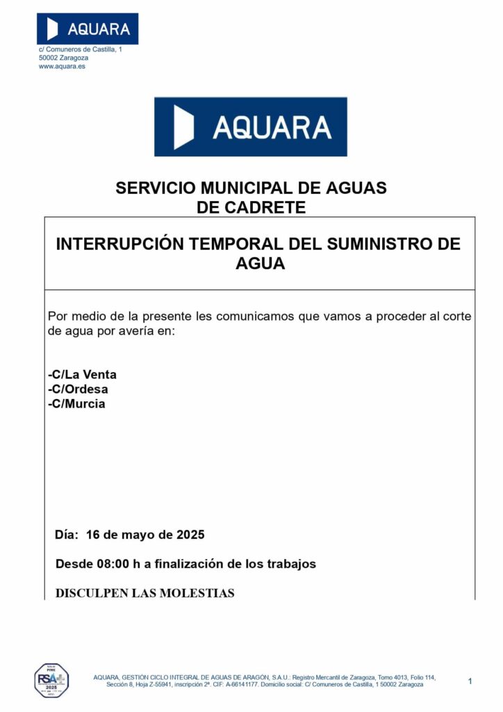 Ayuntamiento de Cadrete